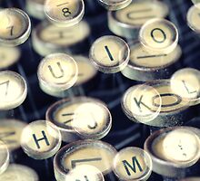Typewriter keys Art by Falko Follert