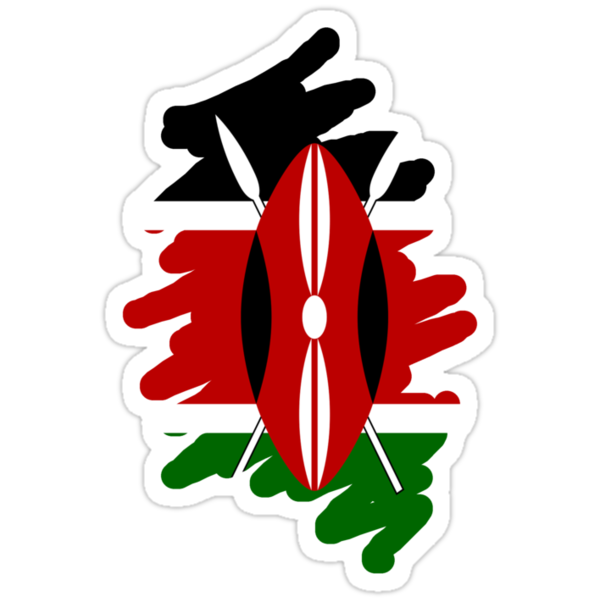 "Kenya Flag" Stickers by litu Redbubble