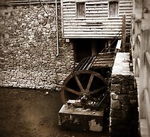 Water Wheel - West Point on The Eno, Durham, NC, USA by Sanguine