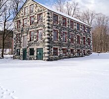 The Stone Mill At The Enfield Shaker Museum by Edward Fielding