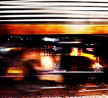 Vaguely The Robot Survives Another Full On Day of Cerebral Violence Times Three Turns 24/7 by Robert Phillips