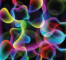 vibrant abstract background by valeo5