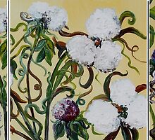 Cotton Triptych by EloiseArt