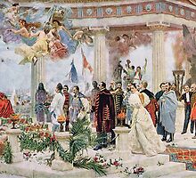 Ceremonial Curtain of the Croatian National Theatre by Bridgeman Art Library