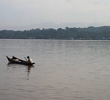 Morning Activity of A Borneo Fisherman by PutroGraph