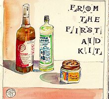 EDiM #17 Draw Something from the First Aid Kit by Evelyn Bach