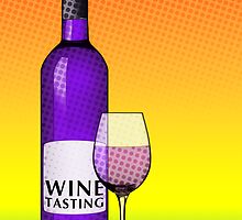 wine tasting card by maydaze