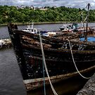 Mooring On The Tyne by Andrew Pounder