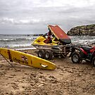 RNLI Lifeguards WaterSki Doo by Andrew Pounder