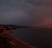godly sunset I - puesta del sol divina by Bernhard Matejka