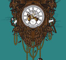 Owl Clock by ToxicInk