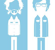Flight Of The Conchords by Mrdoodleillust