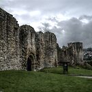 Barnard Castle Norman Ruin Wall by Andrew Pounder