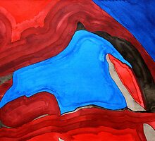 Arch Rock original painting by CrowRisingMedia
