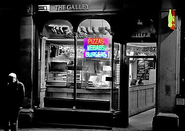 Art Photography - Newcastle, Neon Takeaway by axp7884