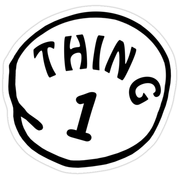 Thing 2 Logo Colouring Pages page 3 