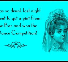 Funny Vintage card by partypeepsfun