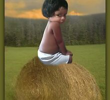 ✿♥‿♥✿COUNTRY SWEETNESS ON A BALE OF HAY✿♥‿♥✿ by ✿✿ Bonita ✿✿ ђєℓℓσ