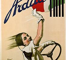Vintage Italian Ad Poster by georginashford