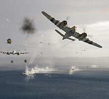 Beaufighters attacking E-boats by Gary Eason + Flight Artworks