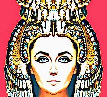 Elizabeth Taylor, alias in Cleopatra by Art Cinema Gallery