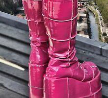 Pink Boots by Jasna