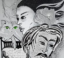 ...CATS GAMES ... by "Theresa Raquin" of Emile Zola by kseniako