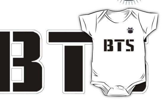 "BTS Bangtan Boys Logo" Kids Clothes by AiZazer | Redbubble