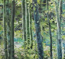 Trees of Riverbanks by Sandrine Pelissier