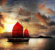 Slow Boat to China by phatpuppyart