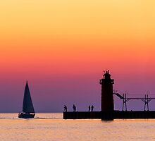 South Haven Twilight by Kenneth Keifer