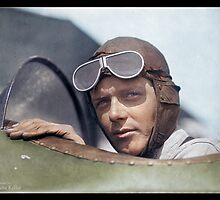 Charles Lindbergh, 1923 by Dana Keller