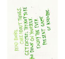 read books, care about things by Ed-Ingle