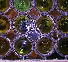 Bottle Bottom Window by lezvee