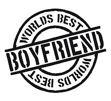 Stempel Worlds best Boyfriend by Style-O-Mat