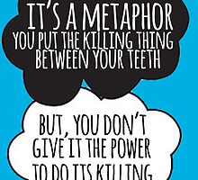 It's A Metaphor Cloud Design by The Pickled Pineapple