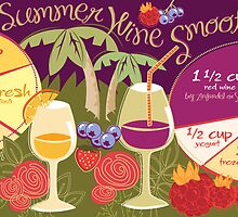Sweet Summer Wine Smoothies by bluegirldesign