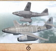 Messerschmitt Me-262A-2a by A. Hermann