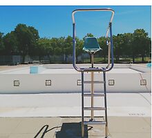 Lifeguard's Throne in Spring by Kyra Savolainen
