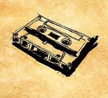 Retro Cassette Tape by Francis Fung