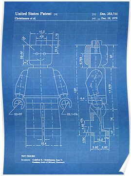 lego minifigure patent drawing