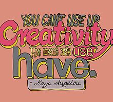 You can’t use up creativity... by DubaiDoodles