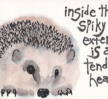 Tender Heart Hedgehog by dosankodebbie