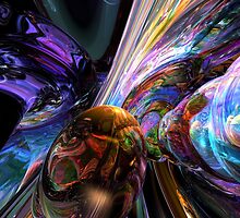 Calming Madness Abstract by Alexander Butler
