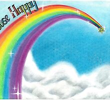 Choose Happy by Francesca Love Artist