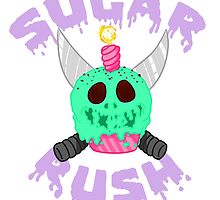 Sugar Rush Driving Logo - Candlehead by RainbowSquidInk