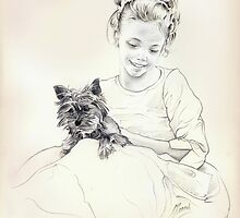 Portrait of Sylwia by Anna Miarczynska