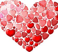 Jewel heart by Hipatia