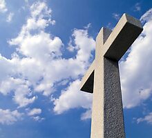 White Stone Cross by Kenneth Keifer