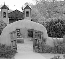 The Mission Church, Santuario de Chimayo, Chimayo, New Mexico by Jeff Chavez
